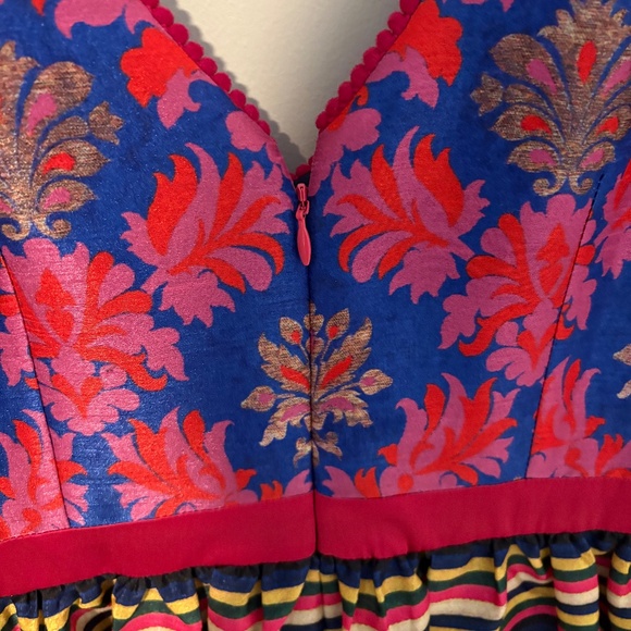Anthropologie Payal Jain Womens Francesca Cocktail Dress Sleeveless Size 2P - Picture 5 of 12